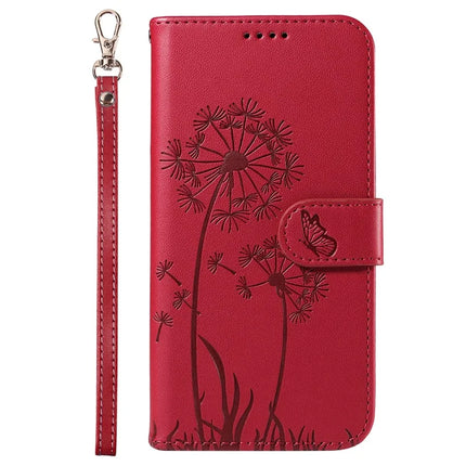 For Motorola Edge 40 Neo 5G Leather Case Wallet Phone Cover Dandelion Imprint