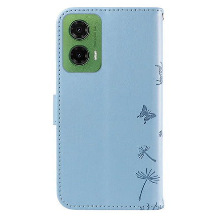 For Motorola Moto G35 5G Leather Case Wallet Phone Cover Dandelion Imprint