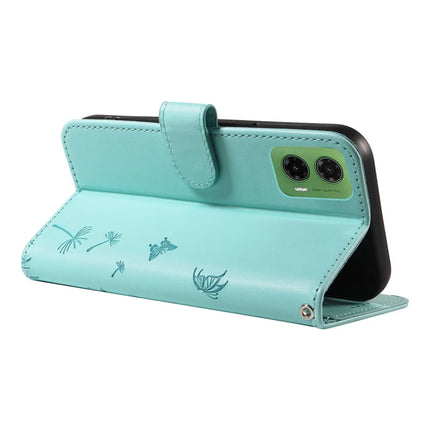 For Motorola Moto G35 5G Leather Case Wallet Phone Cover Dandelion Imprint