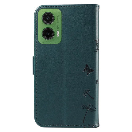 For Motorola Moto G35 5G Leather Case Wallet Phone Cover Dandelion Imprint