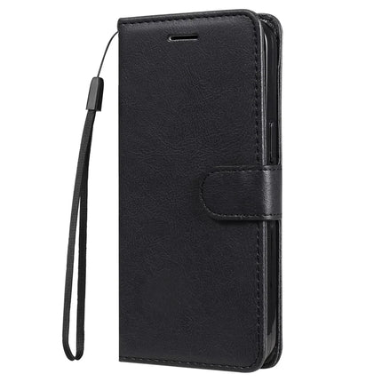 For Motorola Moto G75 5G Case Solid Color Leather Mobile Cover Wallet Stand with Strap