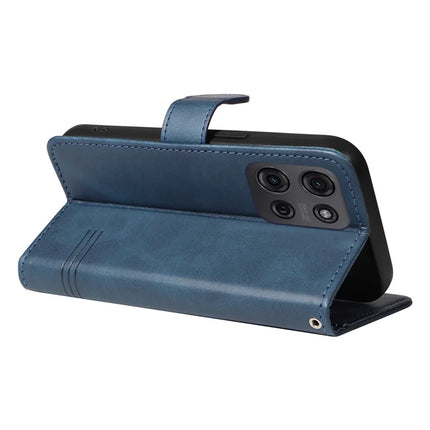 For Motorola Moto G75 5G Case Flip Wallet T-Shape Lines Leather Phone Cover