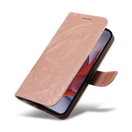 For Motorola Moto G75 5G Case Butterfly Pattern Leather Wallet Flip Phone Cover
