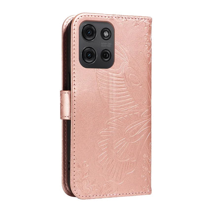 For Motorola Moto G75 5G Case Butterfly Pattern Leather Wallet Flip Phone Cover
