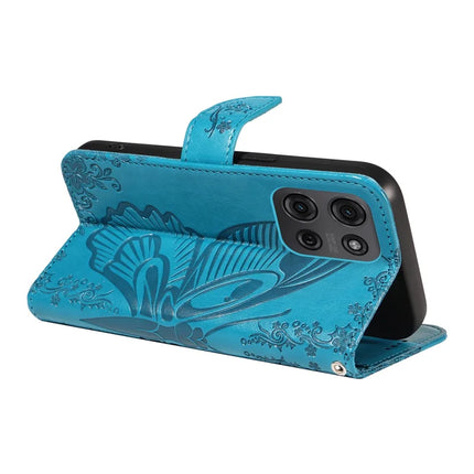 For Motorola Moto G75 5G Case Butterfly Pattern Leather Wallet Flip Phone Cover