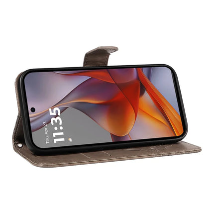 For Motorola Moto G75 5G Case Butterfly Pattern Leather Wallet Flip Phone Cover