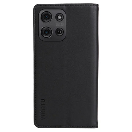 YIKATU YK-001 For Motorola Moto G75 5G Case Stand Leather Phone Cover Strong Magnetic Closure