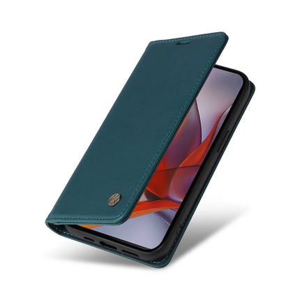 YIKATU YK-001 For Motorola Moto G75 5G Case Stand Leather Phone Cover Strong Magnetic Closure