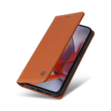 YIKATU YK-001 For Motorola Moto G75 5G Case Stand Leather Phone Cover Strong Magnetic Closure