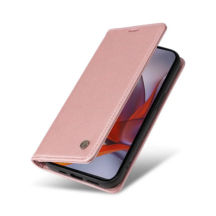 YIKATU YK-001 For Motorola Moto G75 5G Case Stand Leather Phone Cover Strong Magnetic Closure