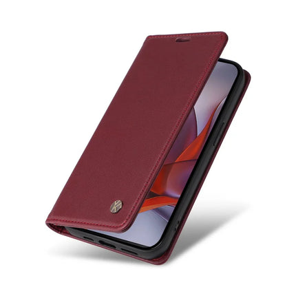 YIKATU YK-001 For Motorola Moto G75 5G Case Stand Leather Phone Cover Strong Magnetic Closure