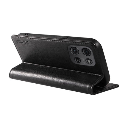 YIKATU YK-006 For Motorola Moto G75 5G Case Magnetic Closure Leather Phone Cover Litchi Texture