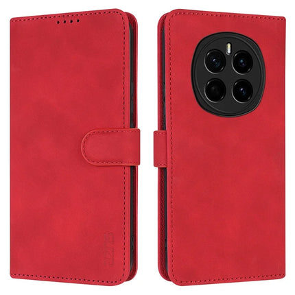 AZNS For Honor Magic7 5G Case PU Leather Wallet Phone Cover - Red