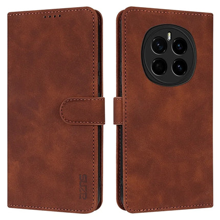 AZNS For Honor Magic7 5G Case PU Leather Wallet Phone Cover - Brown