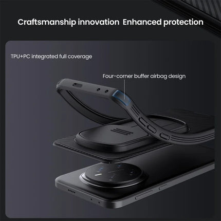 NILLKIN Camshield Pro Series for Honor Magic7 Pro 5G Case PC+TPU Slide Camera Lid Phone Cover