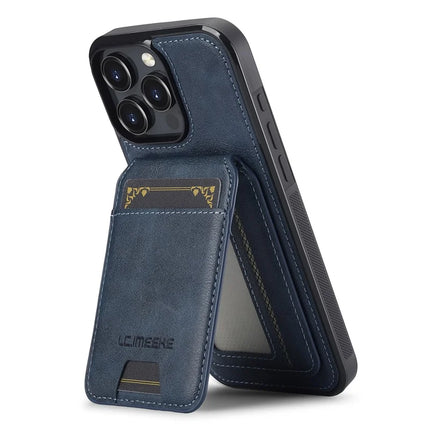 LC.IMEEKE L3 For iPhone 16 Pro Max Magnetic Case Detachable Card Holder Leather+TPU Mobile Cover
