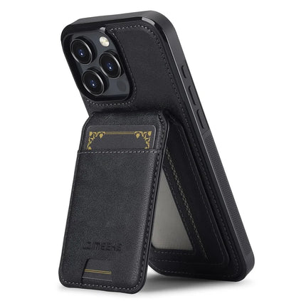 LC.IMEEKE L3 For iPhone 16 Pro Max Magnetic Case Detachable Card Holder Leather+TPU Mobile Cover