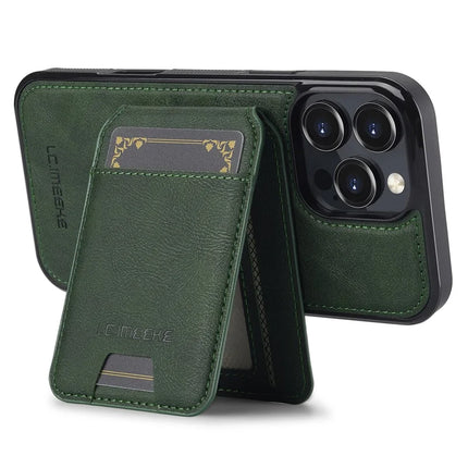 LC.IMEEKE L3 For iPhone 16 Pro Max Magnetic Case Detachable Card Holder Leather+TPU Mobile Cover