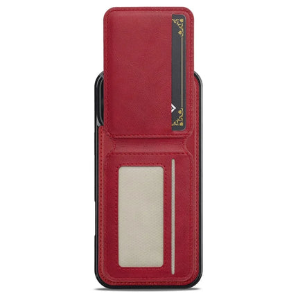 LC.IMEEKE L3 For iPhone 16 Pro Max Magnetic Case Detachable Card Holder Leather+TPU Mobile Cover