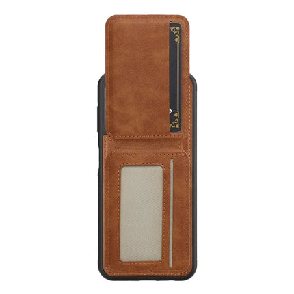 LC.IMEEKE L3 For iPhone 16 Plus Magnetic Case Detachable Card Holder Leather+TPU Mobile Cover
