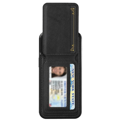 LC.IMEEKE L3 For iPhone 15 Pro Max Magnetic Case Detachable Card Holder Leather+TPU Mobile Cover