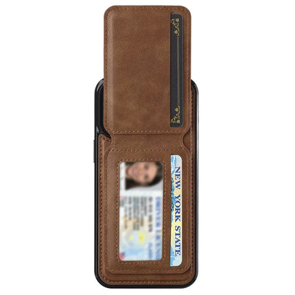LC.IMEEKE L3 For iPhone 15 Pro Max Magnetic Case Detachable Card Holder Leather+TPU Mobile Cover