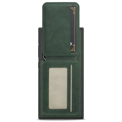 LC.IMEEKE L3 For Samsung Galaxy S23 Ultra Magnetic Case Detachable Card Holder Leather+TPU Mobile Cover