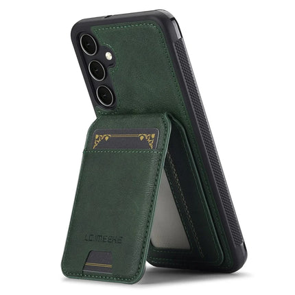 LC.IMEEKE L3 For Samsung Galaxy S23 FE Magnetic Case Detachable Card Holder Leather+TPU Mobile Cover