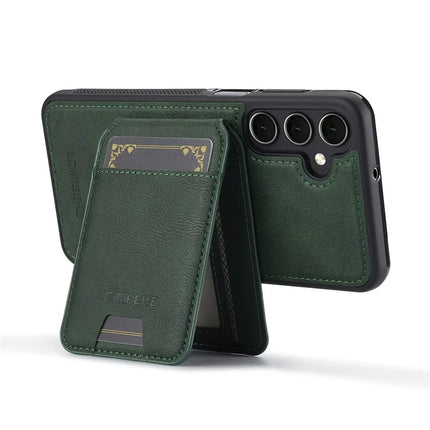 LC.IMEEKE L3 For Samsung Galaxy S23 FE Magnetic Case Detachable Card Holder Leather+TPU Mobile Cover
