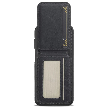 LC.IMEEKE L3 For Samsung Galaxy S23 FE Magnetic Case Detachable Card Holder Leather+TPU Mobile Cover