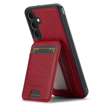 LC.IMEEKE L3 For Samsung Galaxy S23 FE Magnetic Case Detachable Card Holder Leather+TPU Mobile Cover