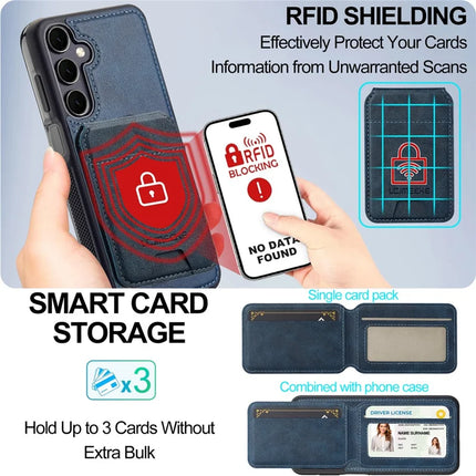 LC.IMEEKE L3 For Samsung Galaxy A16 4G / 5G Magnetic Case Detachable Card Holder Leather+TPU Mobile Cover