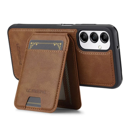 LC.IMEEKE L3 For Samsung Galaxy A34 5G Magnetic Case Detachable Card Holder Leather+TPU Mobile Cover