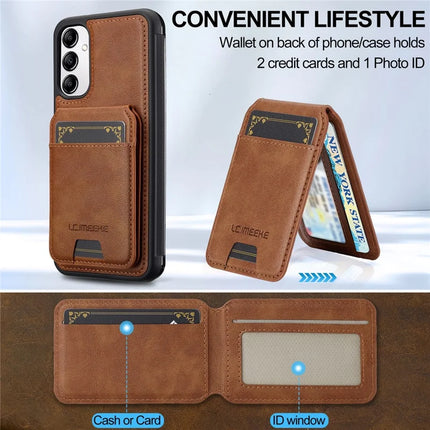LC.IMEEKE L3 For Samsung Galaxy A34 5G Magnetic Case Detachable Card Holder Leather+TPU Mobile Cover