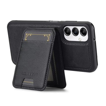 LC.IMEEKE L3 For Samsung Galaxy A34 5G Magnetic Case Detachable Card Holder Leather+TPU Mobile Cover