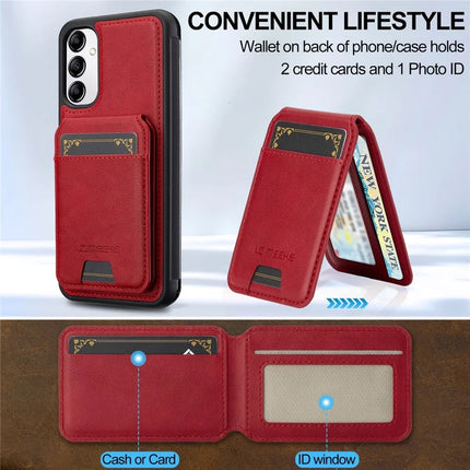LC.IMEEKE L3 For Samsung Galaxy A34 5G Magnetic Case Detachable Card Holder Leather+TPU Mobile Cover