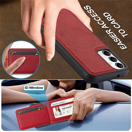 LC.IMEEKE L3 For Samsung Galaxy A34 5G Magnetic Case Detachable Card Holder Leather+TPU Mobile Cover