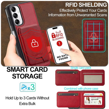 LC.IMEEKE L3 For Samsung Galaxy A34 5G Magnetic Case Detachable Card Holder Leather+TPU Mobile Cover
