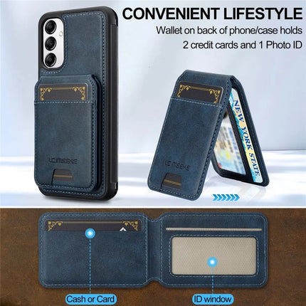 LC.IMEEKE L3 For Samsung Galaxy A34 5G Magnetic Case Detachable Card Holder Leather+TPU Mobile Cover