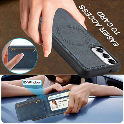 LC.IMEEKE L3 For Samsung Galaxy A34 5G Magnetic Case Detachable Card Holder Leather+TPU Mobile Cover