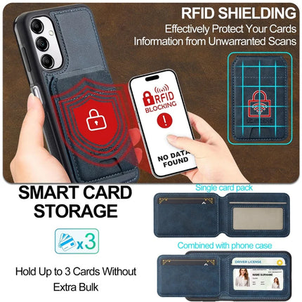 LC.IMEEKE L3 For Samsung Galaxy A34 5G Magnetic Case Detachable Card Holder Leather+TPU Mobile Cover