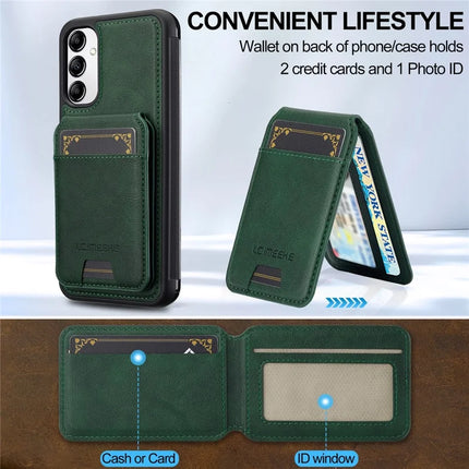 LC.IMEEKE L3 For Samsung Galaxy A34 5G Magnetic Case Detachable Card Holder Leather+TPU Mobile Cover