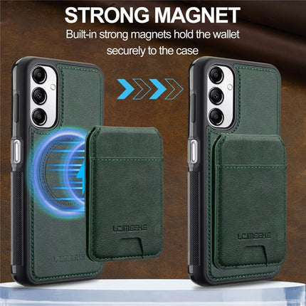 LC.IMEEKE L3 For Samsung Galaxy A34 5G Magnetic Case Detachable Card Holder Leather+TPU Mobile Cover
