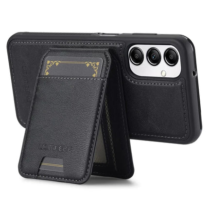 LC.IMEEKE L3 For Samsung Galaxy A14 4G / 5G Magnetic Case Detachable Card Holder Leather+TPU Mobile Cover