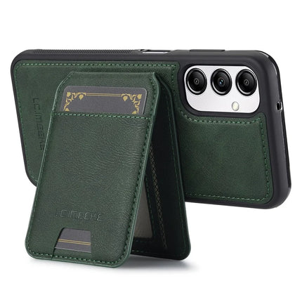 LC.IMEEKE L3 For Samsung Galaxy A14 4G / 5G Magnetic Case Detachable Card Holder Leather+TPU Mobile Cover
