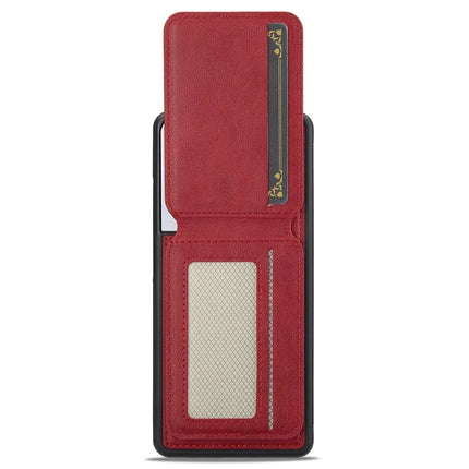 LC.IMEEKE L3 For Samsung Galaxy S22 Ultra 5G Magnetic Case Detachable Card Holder Leather+TPU Mobile Cover