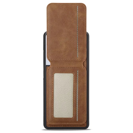 LC.IMEEKE L3 For Samsung Galaxy S22 Ultra 5G Magnetic Case Detachable Card Holder Leather+TPU Mobile Cover