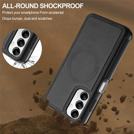 LC.IMEEKE L5 For Samsung Galaxy A54 5G Magnetic Phone Case Leather Back Cover with Detachable Card Holder