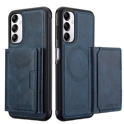 LC.IMEEKE L5 For Samsung Galaxy A54 5G Magnetic Phone Case Leather Back Cover with Detachable Card Holder
