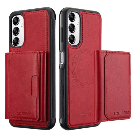 LC.IMEEKE L5 For Samsung Galaxy A14 4G / 5G Magnetic Phone Case Leather Back Cover with Detachable Card Holder